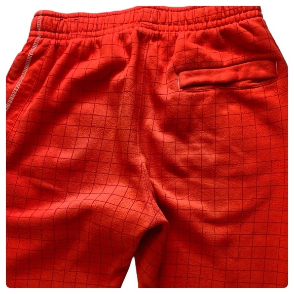 Nike Sportswear Story Of The Swoosh Tapered Joggers Orange & Black Men's Small - Picture 3 of 16